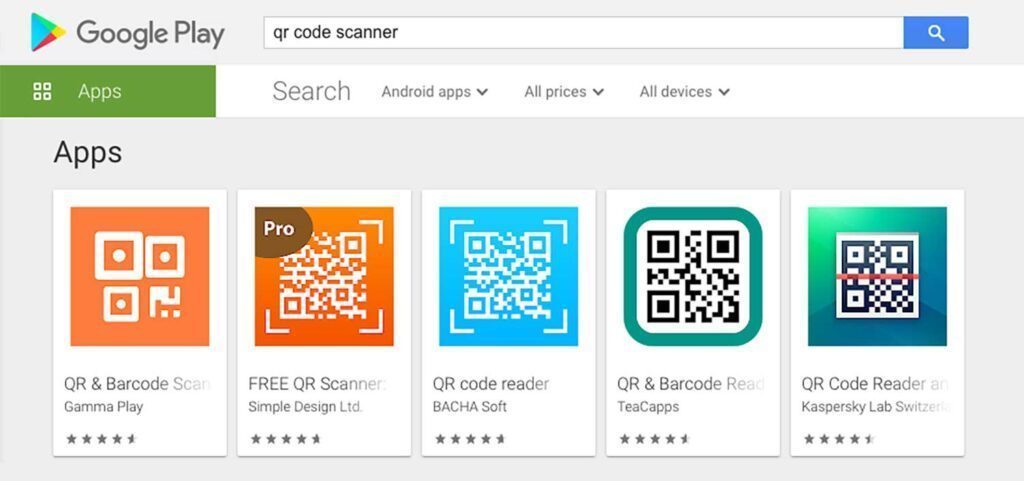 QR Code Scanner App for Android