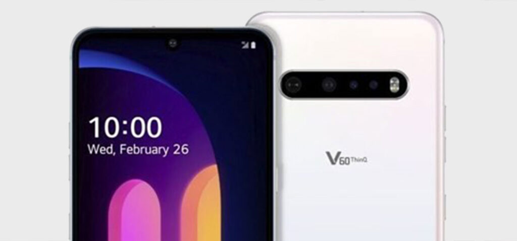 Scan QR Code with LG V60 ThingQ 5G