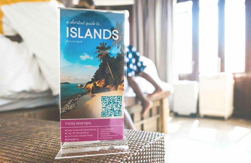 Códigos QR en las tiendas de campaña