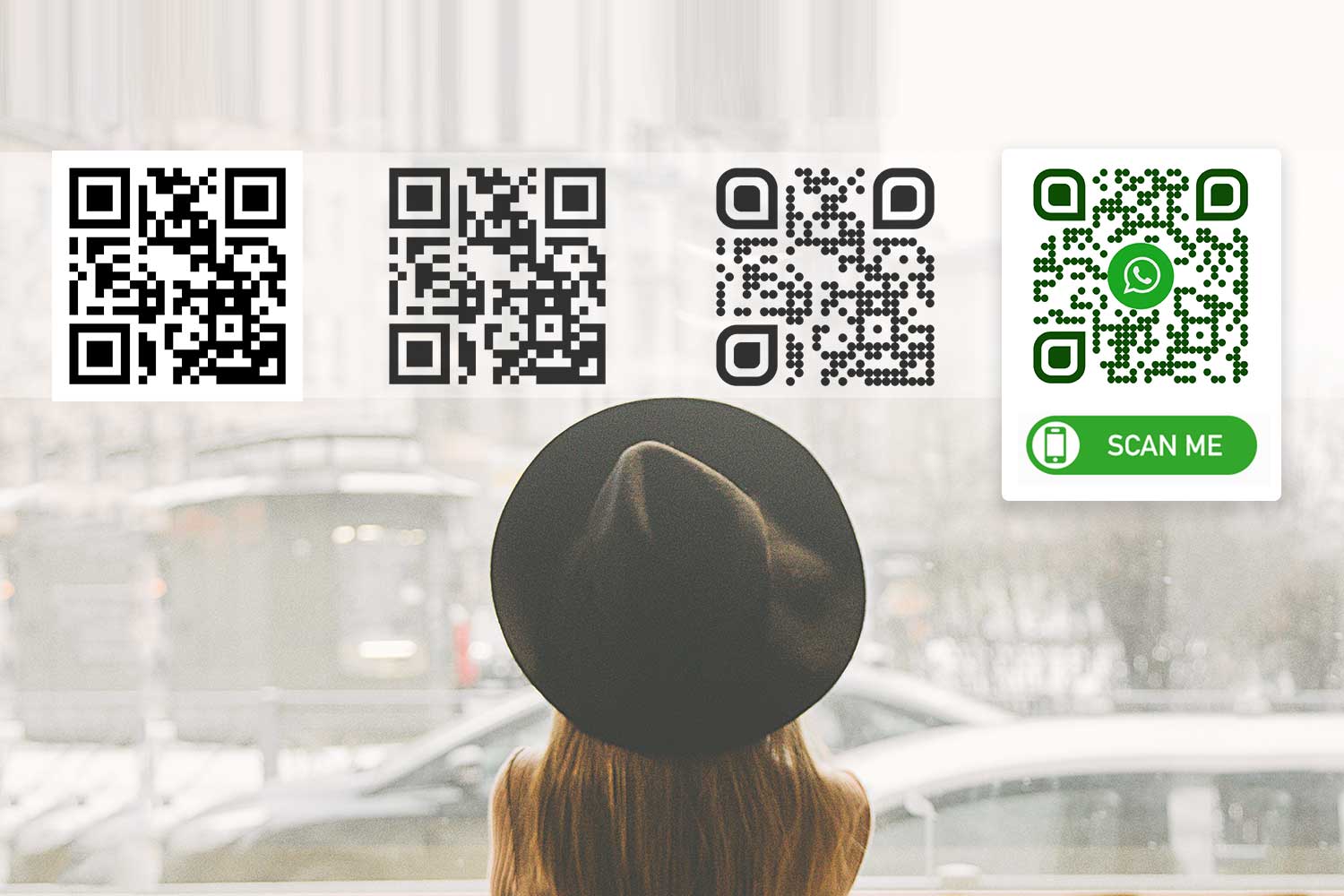 buat kode qr tipe yang berbeda