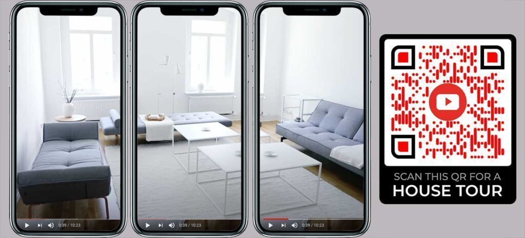סיור וידיאו של Airbnb קוד QR