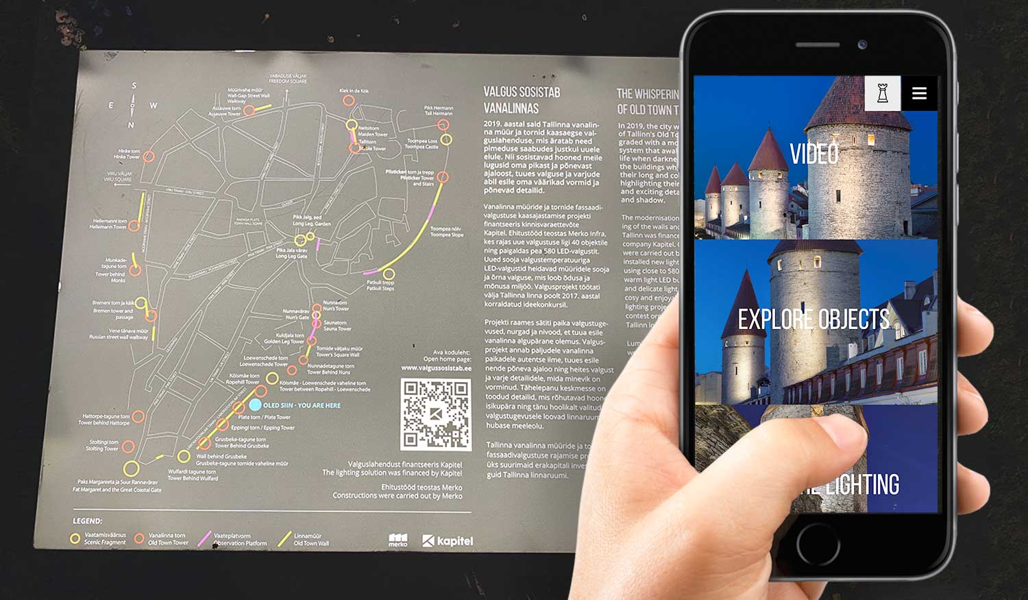 Crear un código QR para la información turística