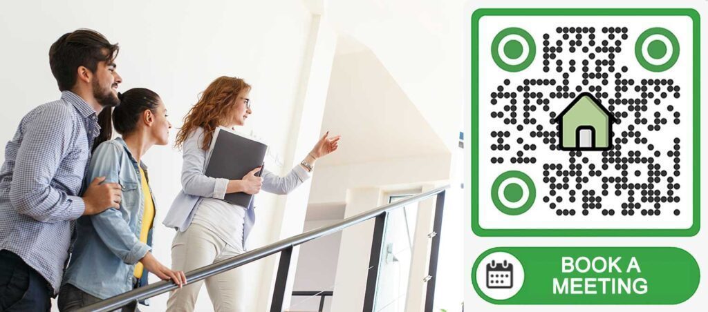 Bestill et møte eiendomsmegling QR-kode
