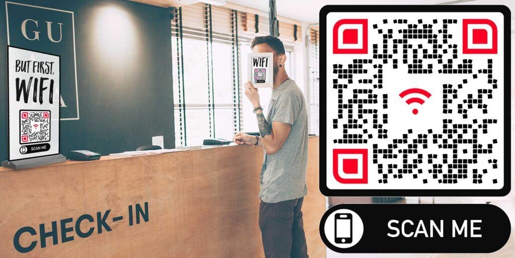 Hotel Wifi Access QR Generator