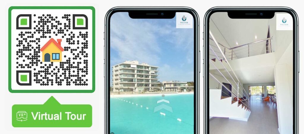 Real Estate 360 Virtual Tour QR-kode