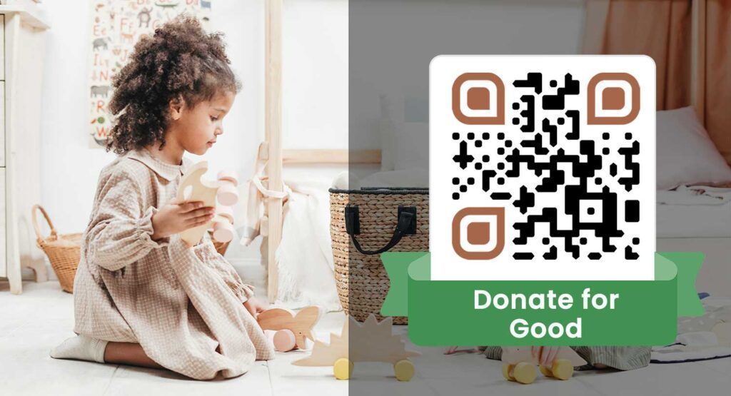 استخدام كود qr للجمعيات الخيرية لحملة التبرع