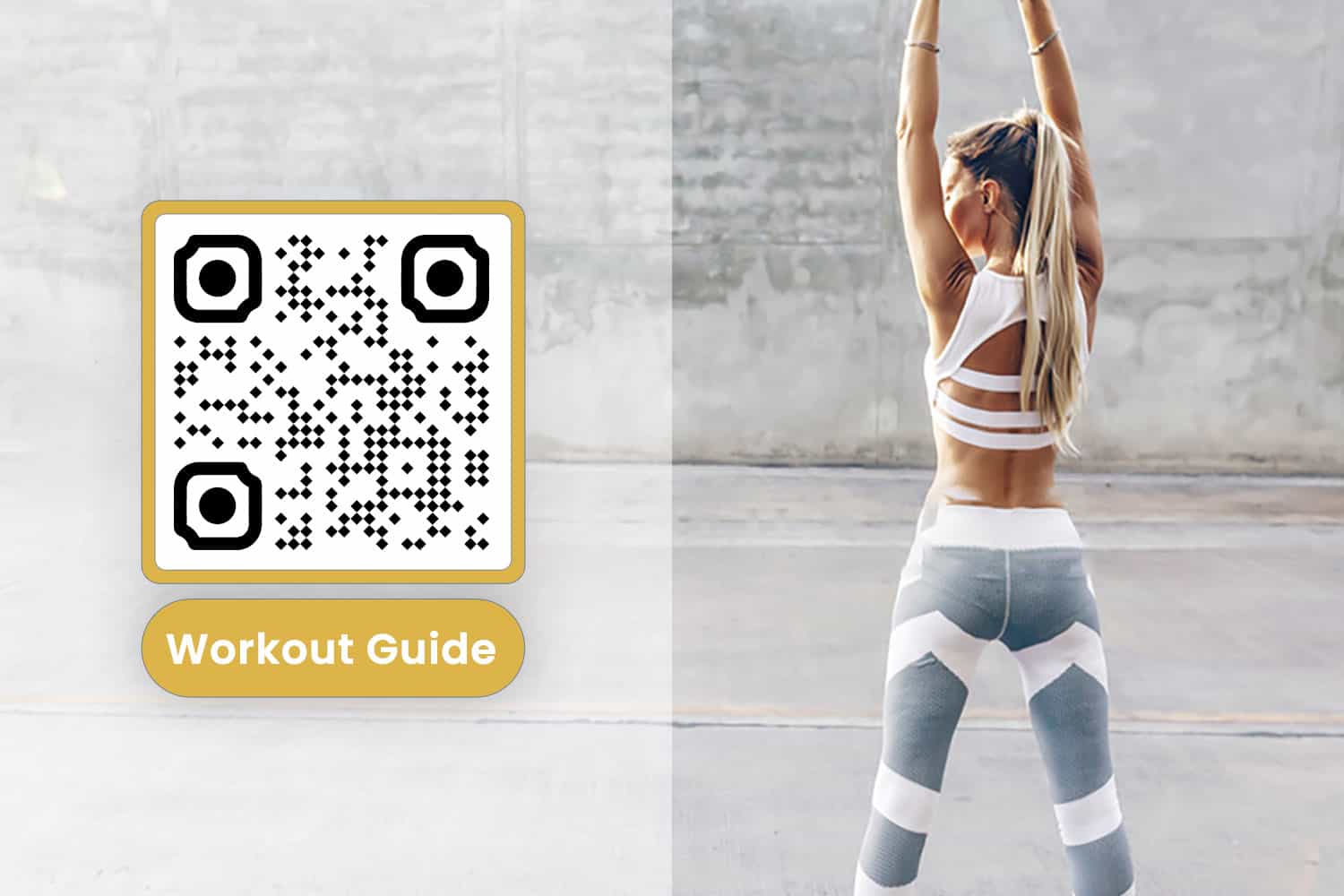 Crear un código QR para el contenido de la industria del fitness