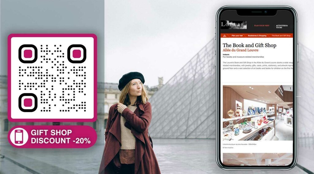 cómo crear un código qr para la tienda de regalos del museo