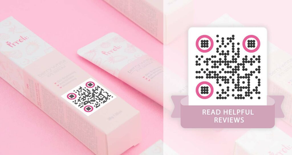 Izveidojiet QR kodu skaistumkopšanas produktiem