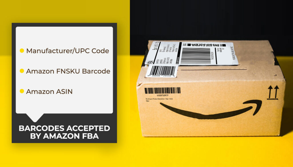 soorten streepjescodes die door amazon fba worden aanvaard