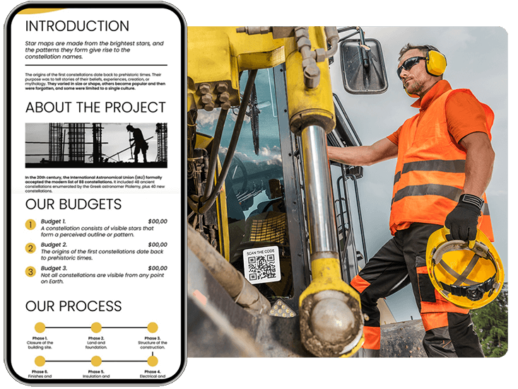 Códigos QR para la construcción