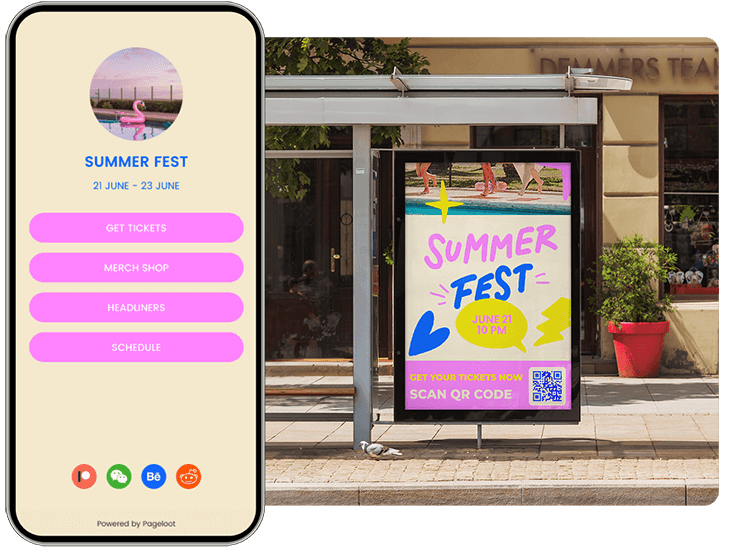 Códigos QR para un evento