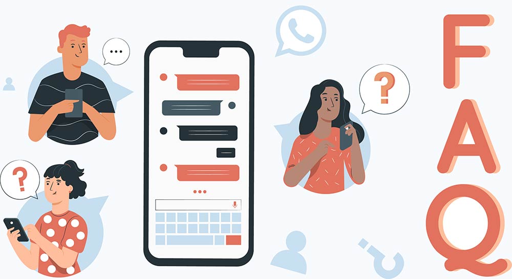 FAQ section for WhatsApp's QR code functionality
