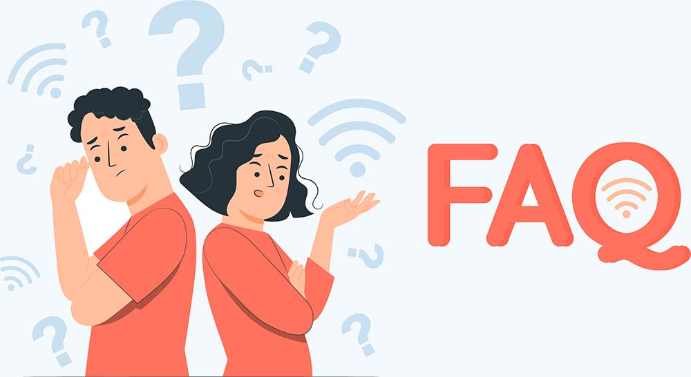 A concluding image summarizing the benefits of using QR codes for connecting to WiFi