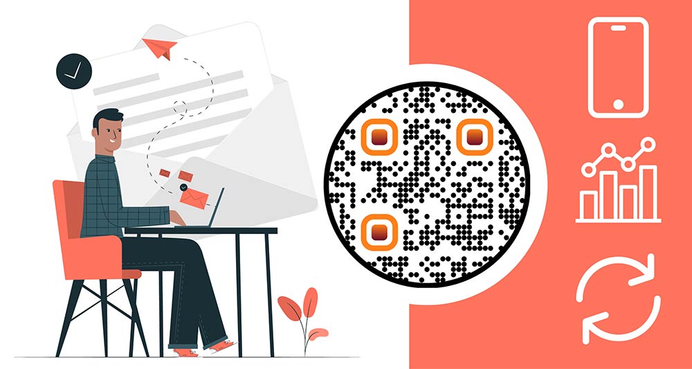 QR-codes voor e-mailhandtekeningen voor mobiele optimalisatie, tracering en updates