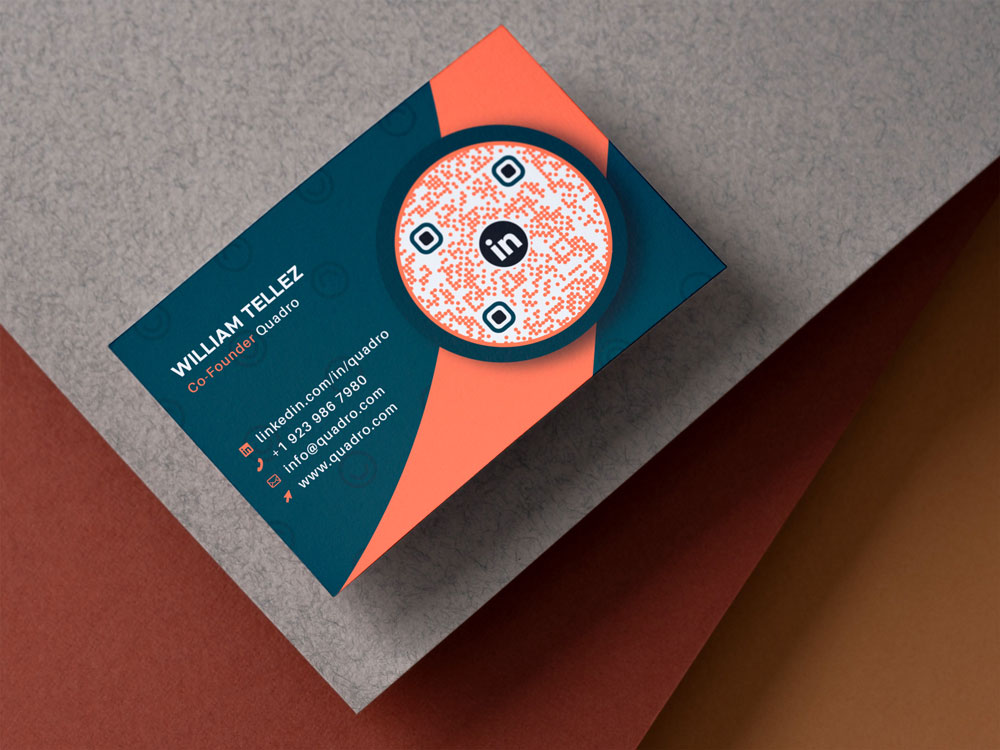 Example of a professional LinkedIn business card