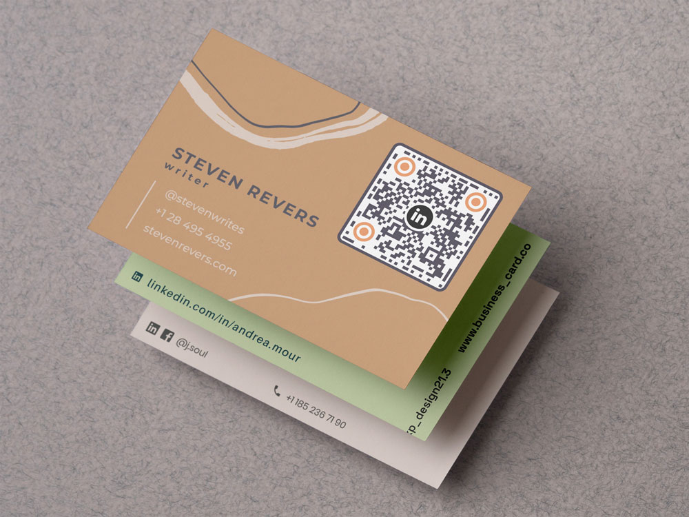Codice QR LinkedIn per biglietti da visita