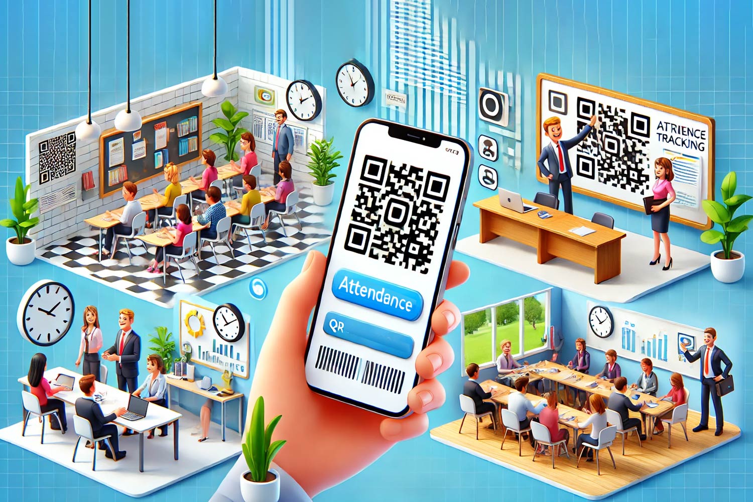Hoe maak je een QR-code voor aanwezigheidsregistratie?
