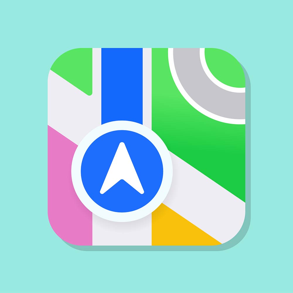 Creating a QR code through Apple Maps