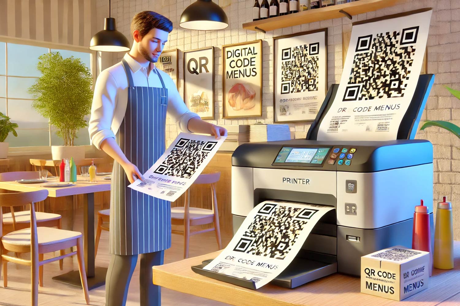 Menu QR-code voor restaurants