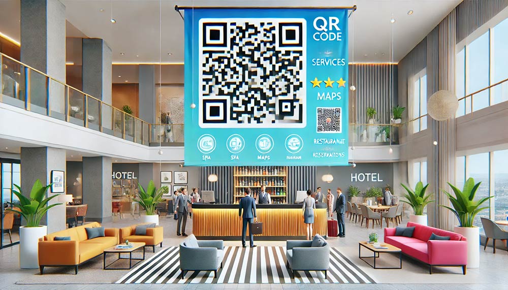 Banner de hostelería Código QR