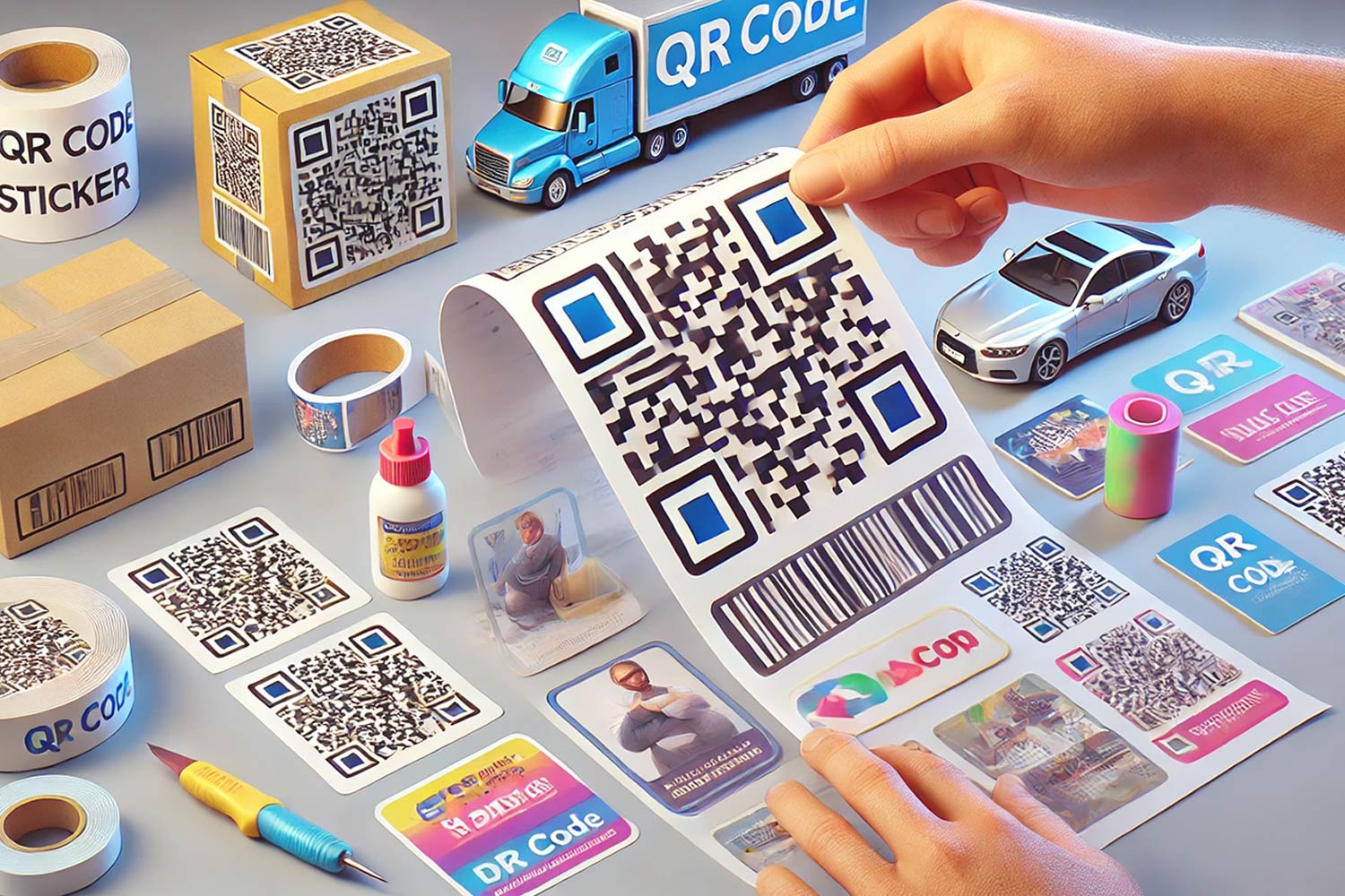 QR koda za nalepko