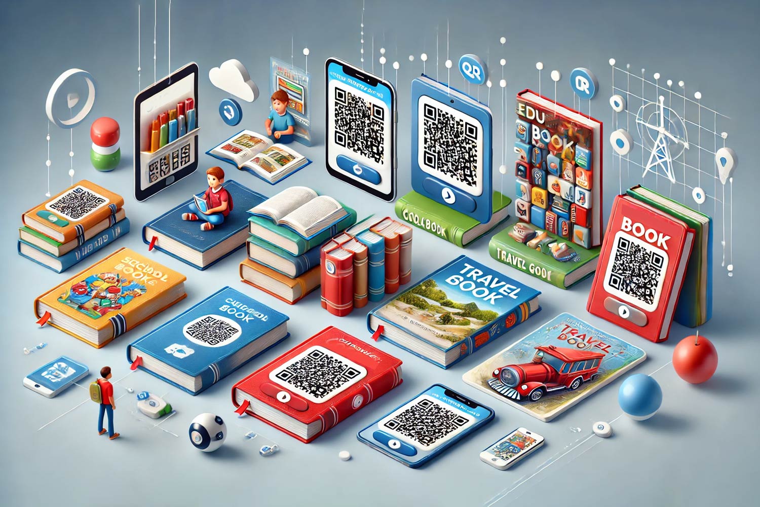 Códigos QR en libros