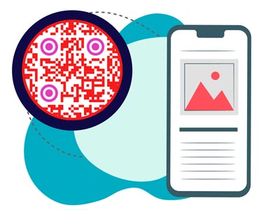 A QR code landing page opened fast on the phone