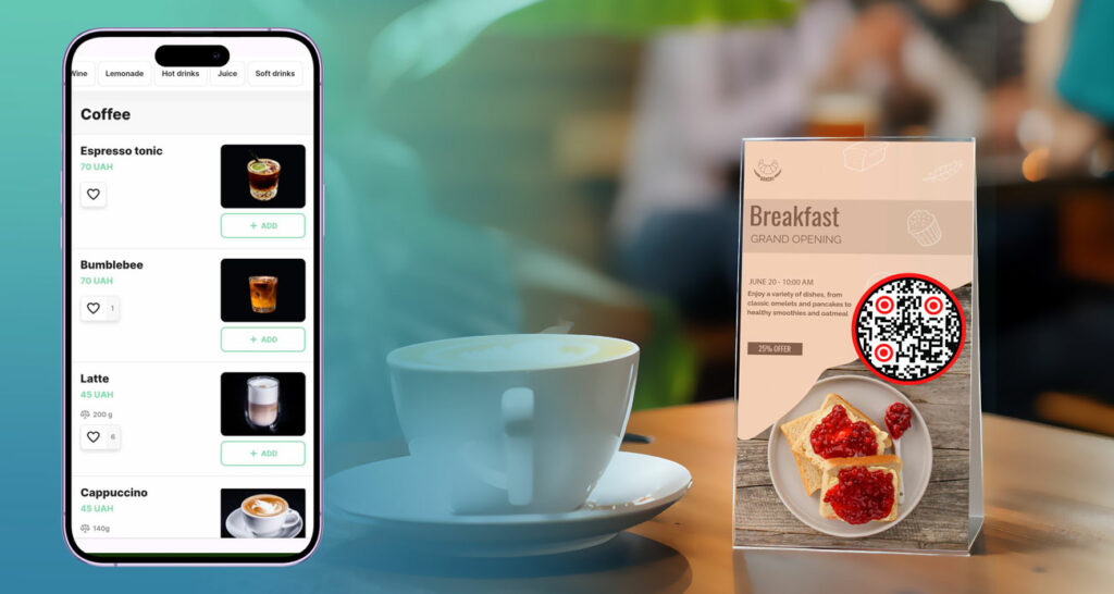 Cómo crear un código QR gratis para el menú de una cafetería