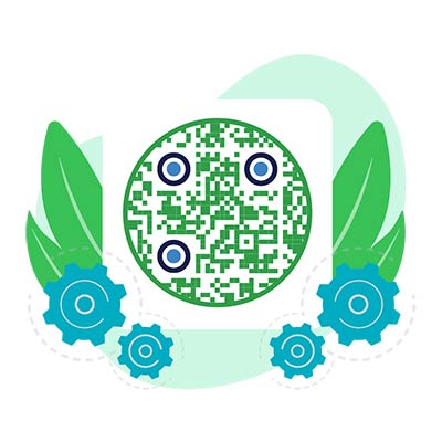 Un código QR que se puede personalizar con estilo fácilmente