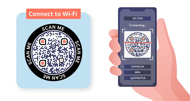 Cómo crear un Código QR WiFi que se escanea con un teléfono