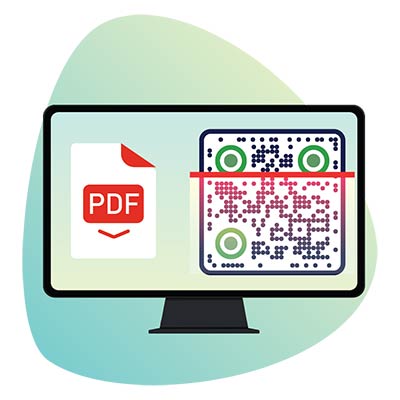 cargar archivo PDF en el generador gratuito de códigos QR para PDF
