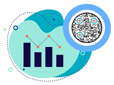 dashboard with Google Maps QR Code analytics
