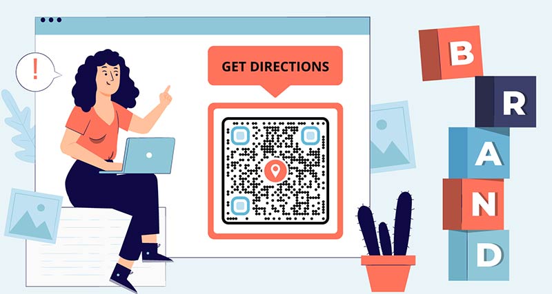 customizing a QR Code with call-to-action button and branding