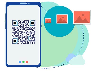 Código QR que enlaza con varias imágenes