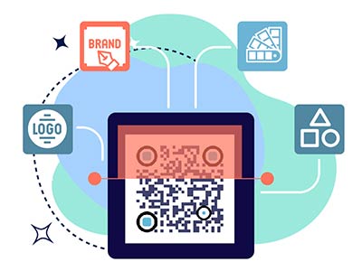 Personalizar el Código QR para imágenes en el generador, añadiendo diferentes elementos