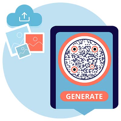 subir la imagen al generador de Códigos QR de Pageloot