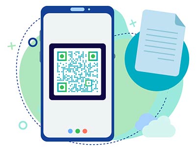 Google Form QR Code opened on the phone