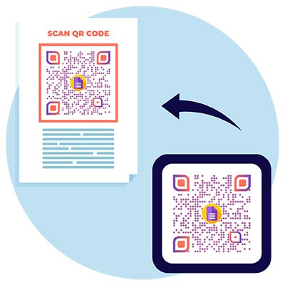 Código QR añadido a la página web