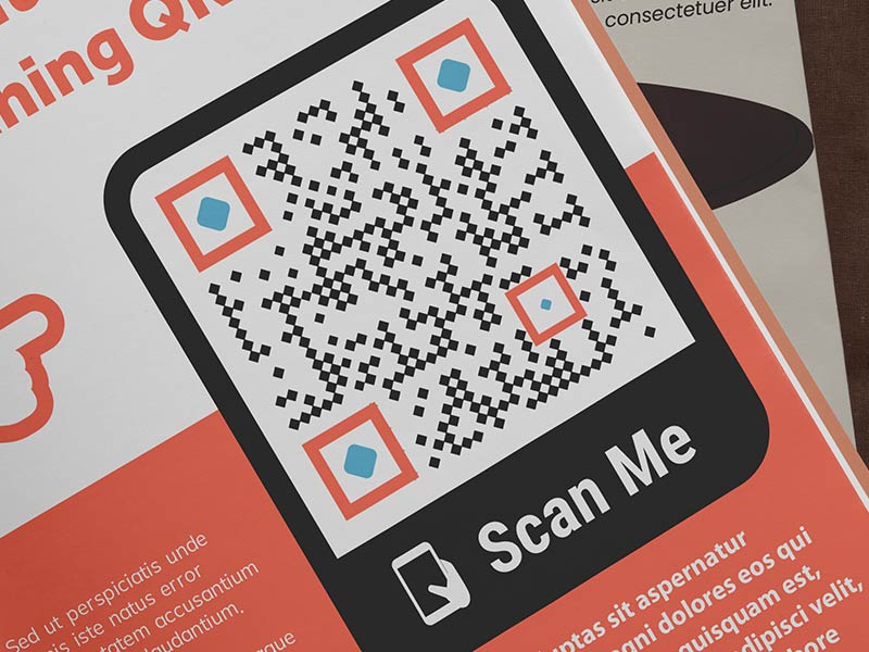 Vista previa del código QR de Google Forms para publicidad en revistas
