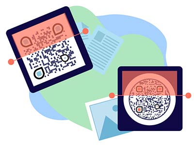 Códigos QR con vídeos de YouTube escaneados