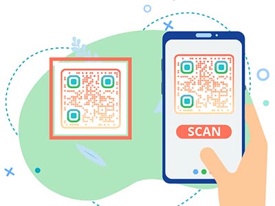 Escanear el código QR del vídeo con el smartphone