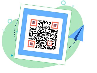 Código QR que lleva a un vídeo enviado y compartido en línea