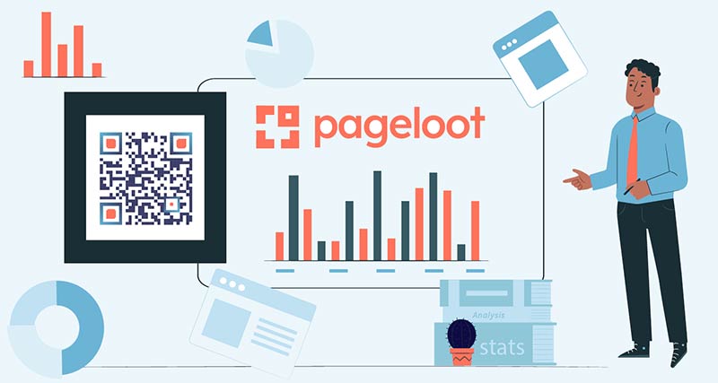 una vista previa del panel de análisis de los Códigos QR de vídeo