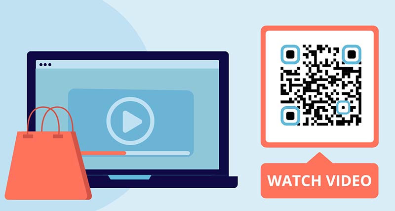 Generador de código QR de vídeo que redirige al vídeo