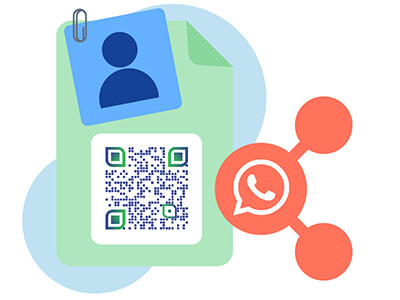 Un documento impreso que contiene un código QR y una fotografía adjunta