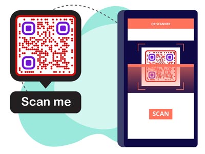 Kasutajad, kes skannivad oma iPhone'iga flaieril mitut QR-koodi