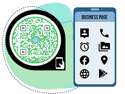 personalizar el código QR con una página de destino
