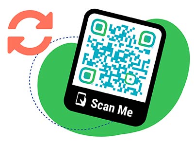 actualizar el código QR de la app después de crearlo e imprimirlo