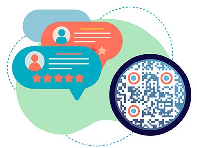 Klientide tagasiside kogumine e-posti QR-koodi abil